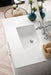 James Martin Vanities - Athens 30" Single Vanity Cabinet in Glossy White - E645 - V30 - GW - 3AF - Home Luxury USA