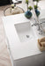 James Martin Vanities - Athens 36" Single Vanity Cabinet, Glossy White - E645 - V36 - GW - Home Luxury USA