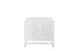 James Martin Vanities - Athens 36" Single Vanity Cabinet, Glossy White - E645 - V36 - GW - Home Luxury USA