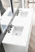 James Martin Vanities - Athens 72" Double Vanity Cabinet, Glossy White - E645 - V72 - GW - 3CAR - Home Luxury USA