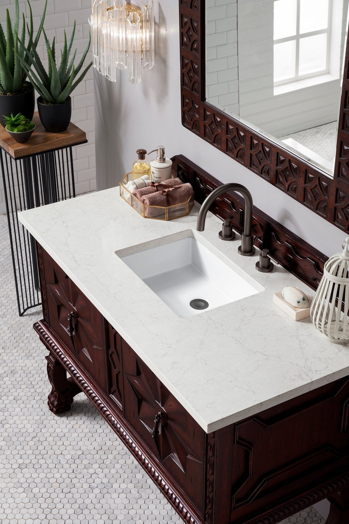 James Martin Vanities - Balmoral 48" Single Bathroom Vanity - 150 - V48 - ANW - 3EJP - Home Luxury USA