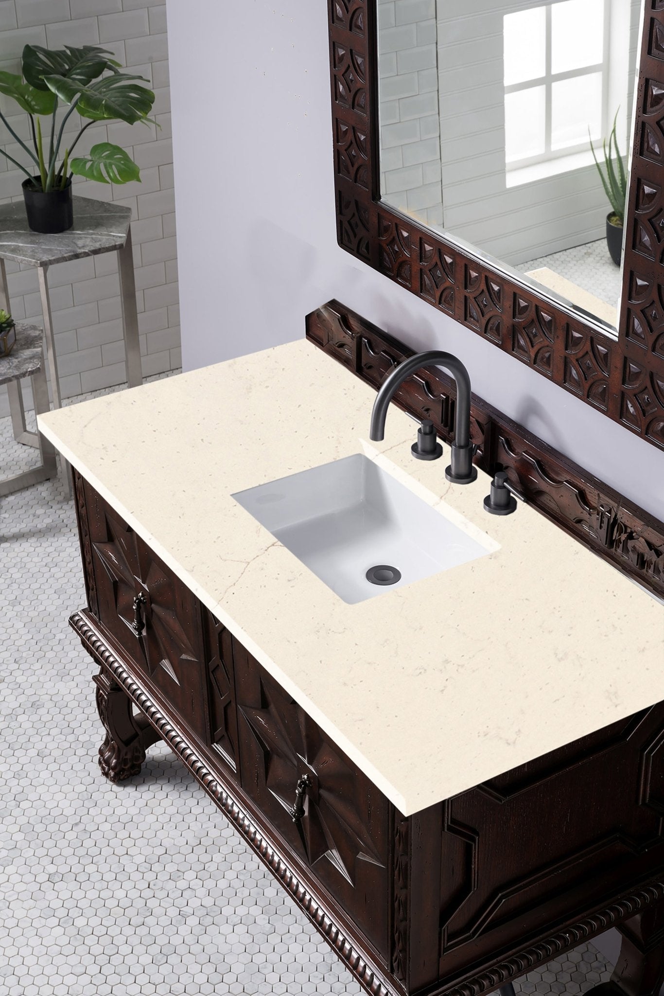 James Martin Vanities - Balmoral 48" Single Bathroom Vanity - 150 - V48 - ANW - 3EMR - Home Luxury USA