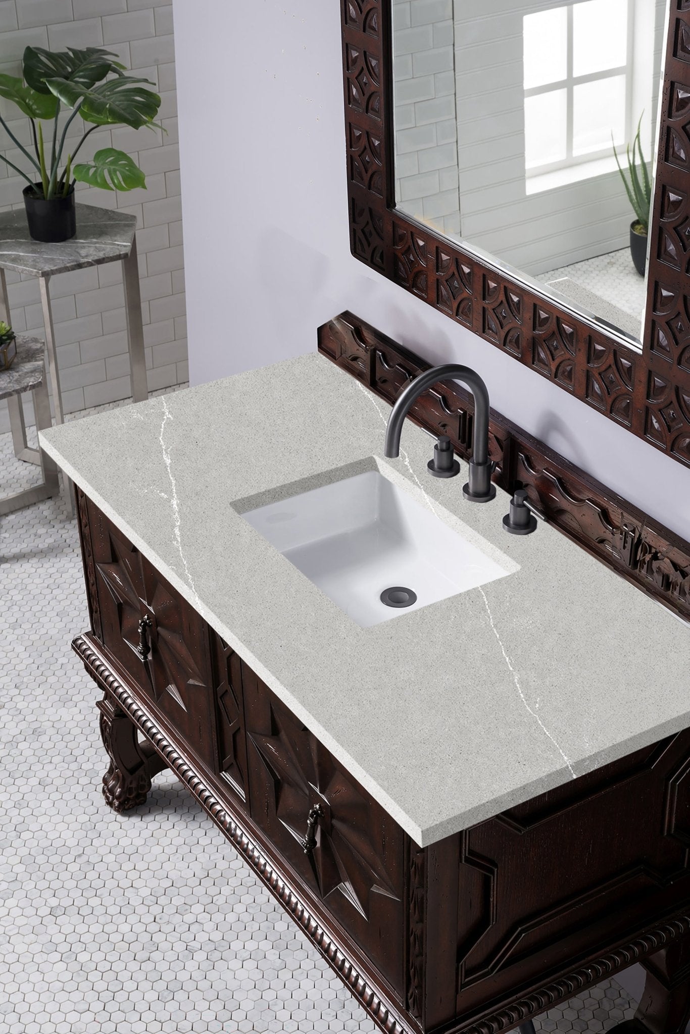 James Martin Vanities - Balmoral 48" Single Bathroom Vanity - 150 - V48 - ANW - 3EMR - Home Luxury USA