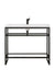 James Martin Vanities - Boston 39.5 Stainless Steel Sink Console Single Bathroom Vanity in Matte Black - C105V39.5MBKWG - Home Luxury USA