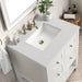 James Martin Vanities - Breckenridge 30" Single Vanity in Bright White - 330 - V30 - BW - 3LDL - Home Luxury USA