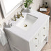 James Martin Vanities - Breckenridge 30" Single Vanity in Bright White - 330 - V30 - BW - 3WZ - Home Luxury USA