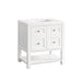 James Martin Vanities - Breckenridge 30" Single Vanity in Bright White - 330 - V30 - BW - Home Luxury USA