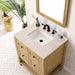 James Martin Vanities - Breckenridge 30" Single Vanity in Light Natural Oak - 330 - V30 - LNO - 3EMR - Home Luxury USA