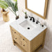 James Martin Vanities - Breckenridge 30" Single Vanity in Light Natural Oak - 330 - V30 - LNO - 3ENC - Home Luxury USA