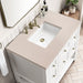 James Martin Vanities - Breckenridge 36" Single Vanity in Bright White - 330 - V36 - BW - 3EMR - Home Luxury USA