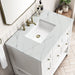 James Martin Vanities - Breckenridge 36" Single Vanity in Bright White - 330 - V36 - BW - 3ENC - Home Luxury USA