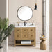 James Martin Vanities - Breckenridge 36" Single Vanity in Light Natural Oak - 330 - V36 - LNO - 1WZ - Home Luxury USA