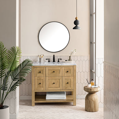 James Martin Vanities - Breckenridge 36" Single Vanity in Light Natural Oak - 330 - V36 - LNO - Home Luxury USA