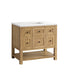 James Martin Vanities - Breckenridge 36" Single Vanity in Light Natural Oak - 330 - V36 - LNO - Home Luxury USA