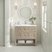 James Martin Vanities - Breckenridge 36" Single Vanity in Whitewashed Oak - 330 - V36 - WWO - 1WZ - Home Luxury USA