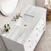 James Martin Vanities - Breckenridge 48" Single Vanity in Bright White - 330 - V48 - BW - 3AF - Home Luxury USA