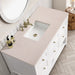 James Martin Vanities - Breckenridge 48" Single Vanity in Bright White - 330 - V48 - BW - 3EMR - Home Luxury USA