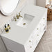 James Martin Vanities - Breckenridge 48" Single Vanity in Bright White - 330 - V48 - BW - 3LDL - Home Luxury USA