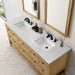 James Martin Vanities - Breckenridge 72" Double Vanity in Light Natural Oak - 330 - V72 - LNO - 3EJP - Home Luxury USA