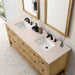 James Martin Vanities - Breckenridge 72" Double Vanity in Light Natural Oak - 330 - V72 - LNO - 3EMR - Home Luxury USA