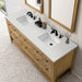 James Martin Vanities - Breckenridge 72" Double Vanity in Light Natural Oak - 330 - V72 - LNO - 3LDL - Home Luxury USA