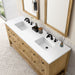 James Martin Vanities - Breckenridge 72" Double Vanity in Light Natural Oak - 330 - V72 - LNO - 3WZ - Home Luxury USA