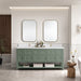 James Martin Vanities - Breckenridge 72" Double Vanity in Smokey Celadon - 330 - V72 - SC - 1WZ - Home Luxury USA