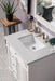 James Martin Vanities - Bristol 30" Single Vanity in Bright White - 157 - V30 - BW - 3EJP - Home Luxury USA