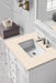 James Martin Vanities - Bristol 30" Single Vanity in Bright White - 157 - V30 - BW - 3EMR - Home Luxury USA