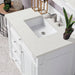 James Martin Vanities - Bristol 36" Single Vanity in Bright White - 157 - V36 - BW - 3LDL - Home Luxury USA