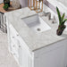 James Martin Vanities - Bristol 36" Single Vanity in Bright White - 157 - V36 - BW - 3VSL - Home Luxury USA