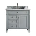 James Martin Vanities - Brittany 36" Single Bathroom Vanity in Urban Gray - 650 - V36 - UGR - 3AF - Home Luxury USA