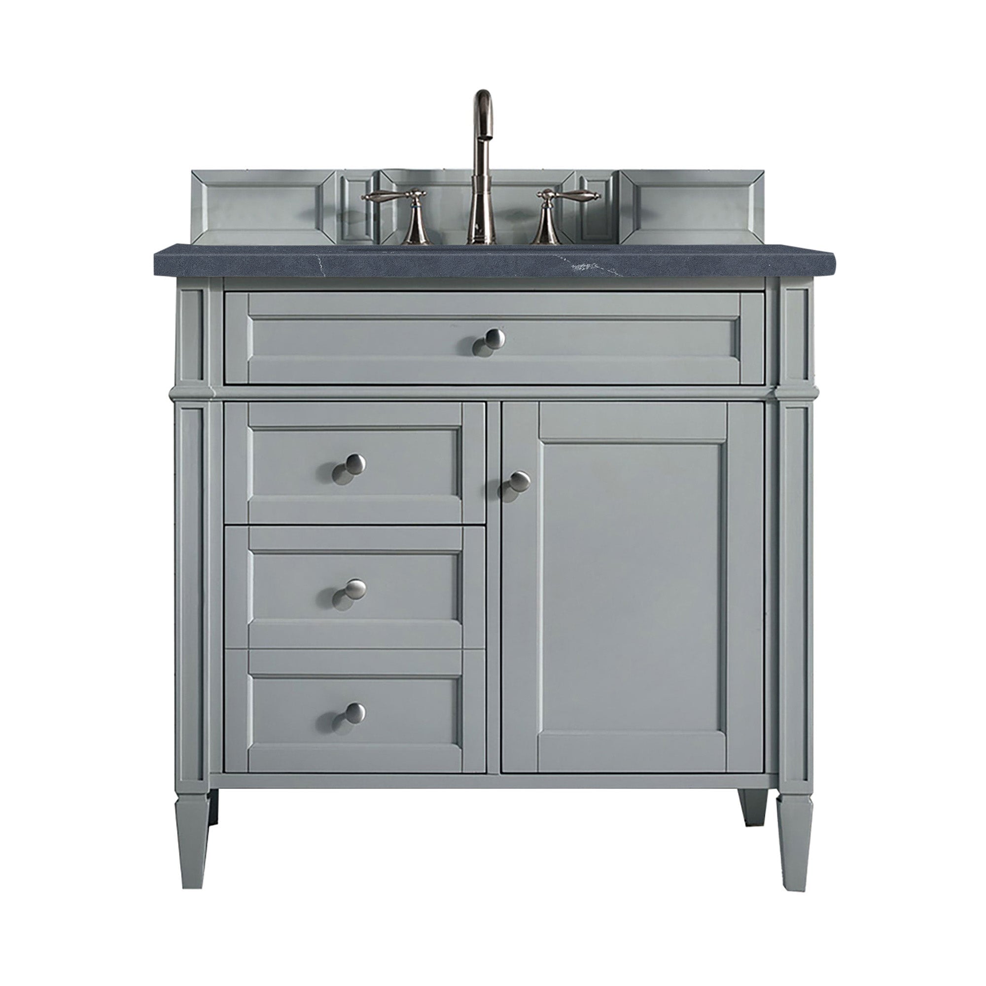 James Martin Vanities - Brittany 36" Single Bathroom Vanity in Urban Gray - 650 - V36 - UGR - 3CSP - Home Luxury USA