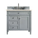 James Martin Vanities - Brittany 36" Single Bathroom Vanity in Urban Gray - 650 - V36 - UGR - 3EMR - Home Luxury USA