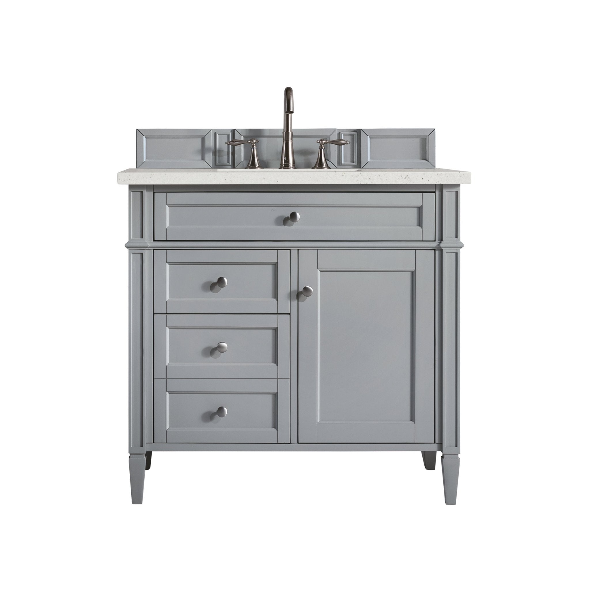 James Martin Vanities - Brittany 36" Single Bathroom Vanity in Urban Gray - 650 - V36 - UGR - 3LDL - Home Luxury USA