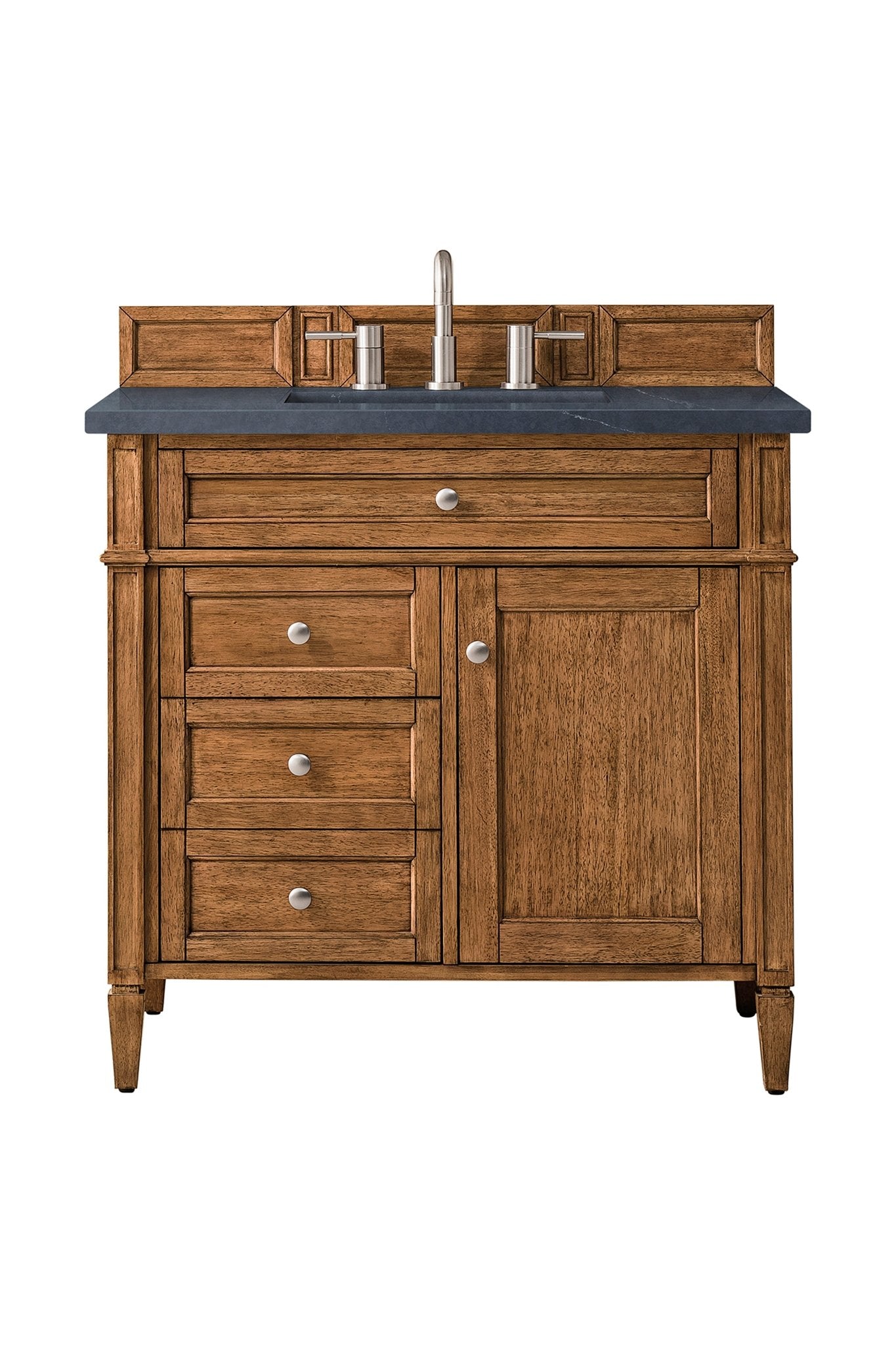 James Martin Vanities - Brittany 36" Single Vanity Cabinet in Saddle Brown - 650 - V36 - SBR - 3CSP - Home Luxury USA