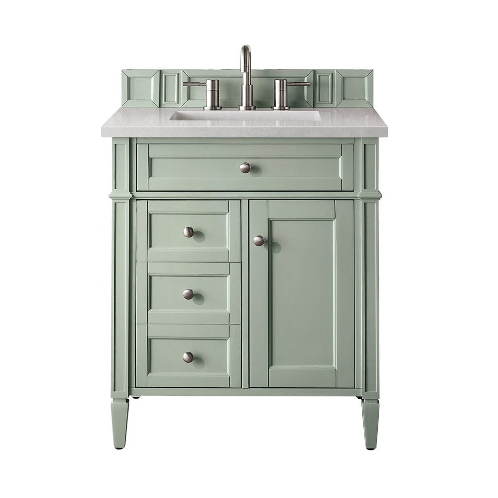 James Martin Vanities - Brittany 36" Single Vanity Cabinet in Sage Green - 650 - V36 - SGR - 3AF - Home Luxury USA