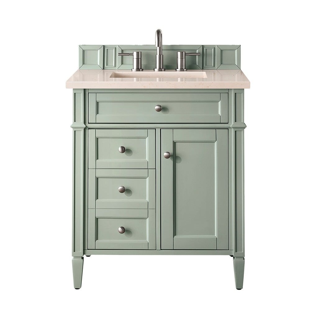 James Martin Vanities - Brittany 36" Single Vanity Cabinet in Sage Green - 650 - V36 - SGR - 3EMR - Home Luxury USA