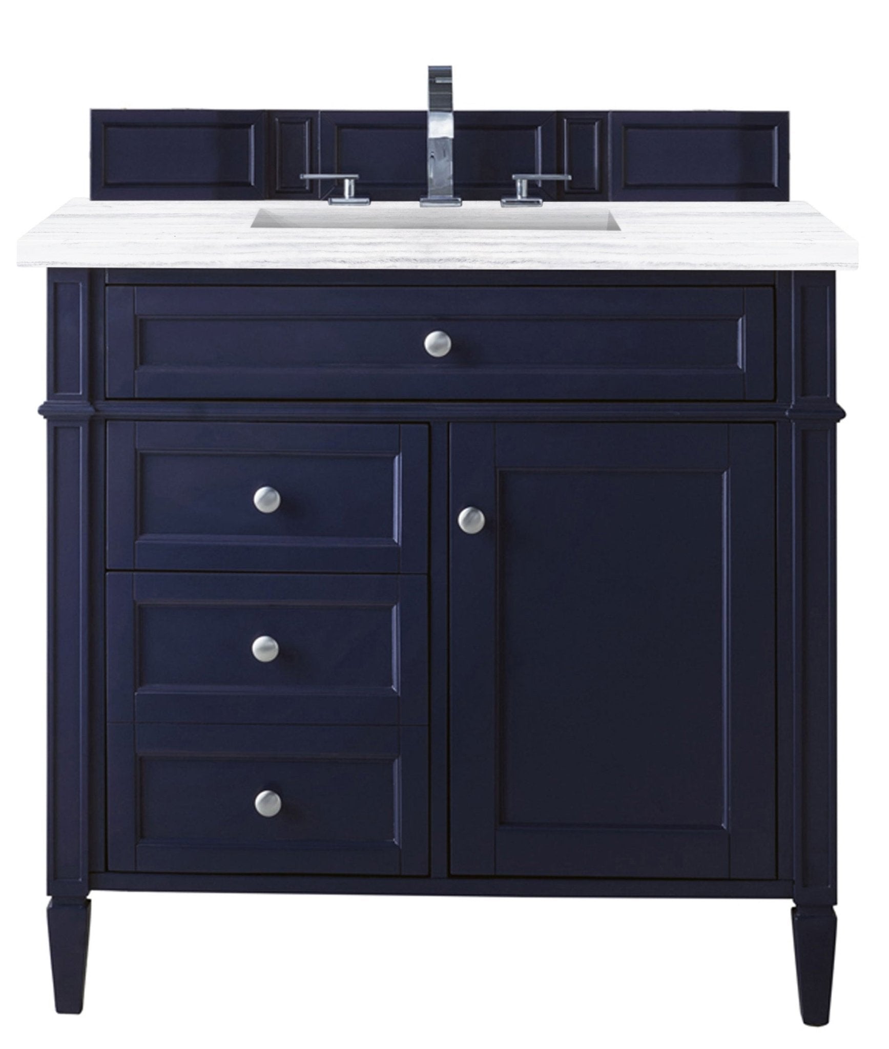 James Martin Vanities - Brittany 36" Single Vanity in Victory Blue - 650 - V36 - VBL - 3AF - Home Luxury USA