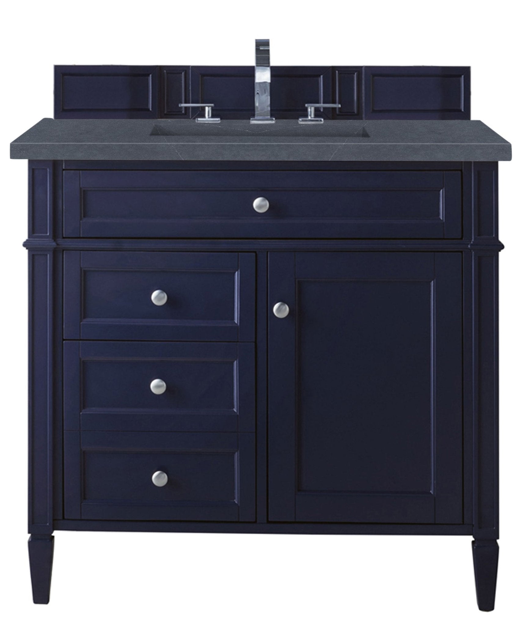 James Martin Vanities - Brittany 36" Single Vanity in Victory Blue - 650 - V36 - VBL - 3CSP - Home Luxury USA