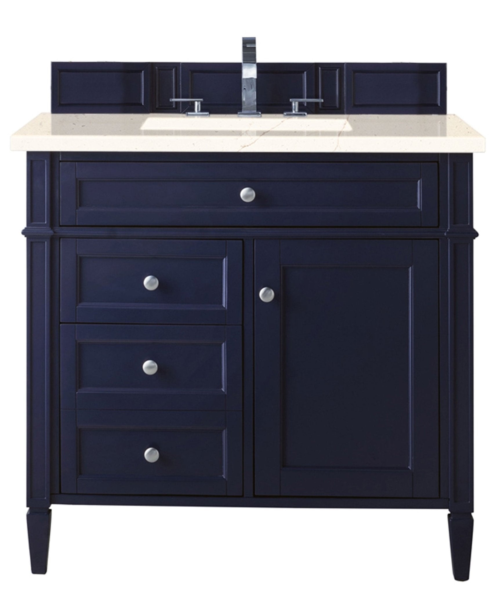 James Martin Vanities - Brittany 36" Single Vanity in Victory Blue - 650 - V36 - VBL - 3EMR - Home Luxury USA