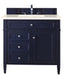 James Martin Vanities - Brittany 36" Single Vanity in Victory Blue - 650 - V36 - VBL - 3EMR - Home Luxury USA