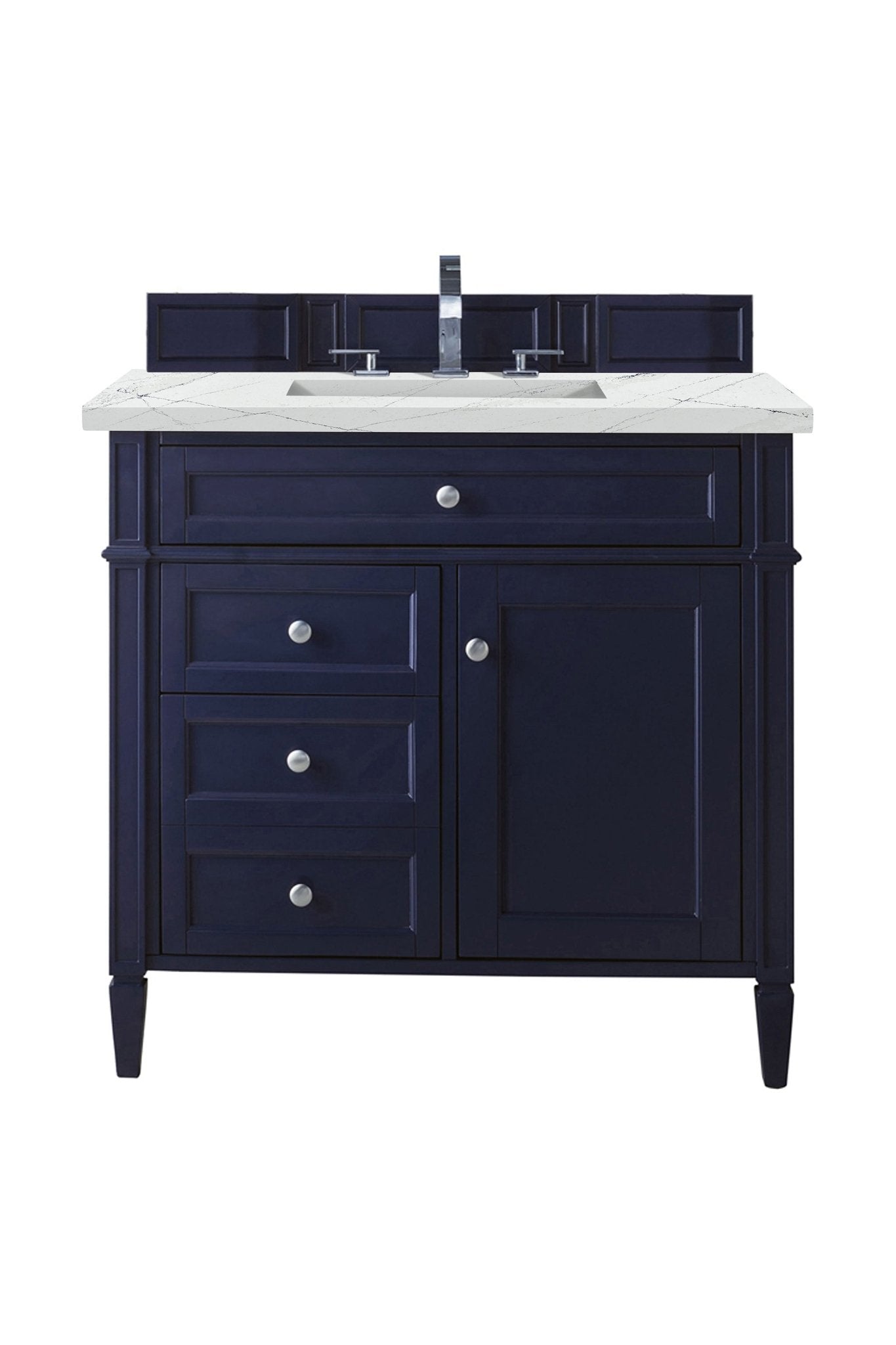 James Martin Vanities - Brittany 36" Single Vanity in Victory Blue - 650 - V36 - VBL - 3ENC - Home Luxury USA