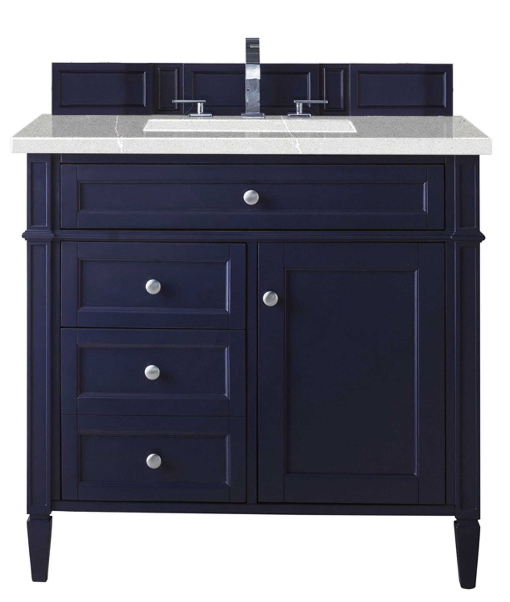 James Martin Vanities - Brittany 36" Single Vanity in Victory Blue - 650 - V36 - VBL - 3ENC - Home Luxury USA