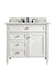 James Martin Vanities - Brittany 36"Single Bathroom Vanity in Bright White - 655 - V36 - BW - 3ENC - Home Luxury USA