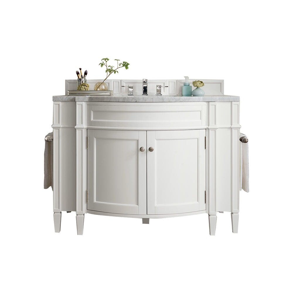 James Martin Vanities - Brittany 46" Single Bathroom Vanity - 655 - V46 - BW - 3AF - Home Luxury USA