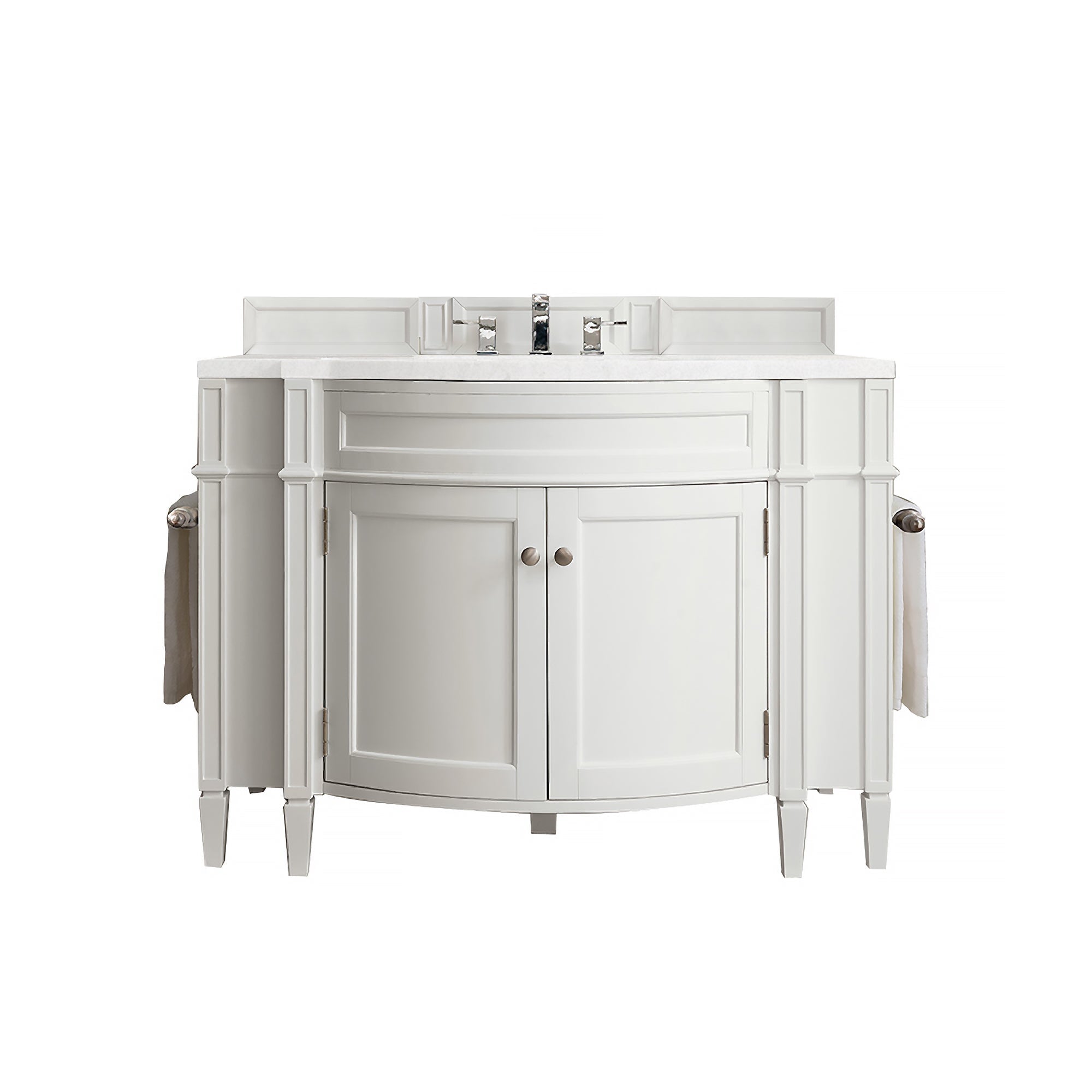 James Martin Vanities - Brittany 46" Single Bathroom Vanity - 655 - V46 - BW - 3WZ - Home Luxury USA