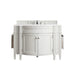 James Martin Vanities - Brittany 46" Single Bathroom Vanity - 655 - V46 - BW - 3WZ - Home Luxury USA