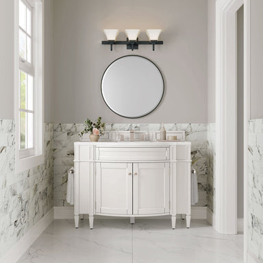 James Martin Vanities - Brittany 46" Single Bathroom Vanity - 655 - V46 - BW - Home Luxury USA