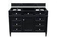 James Martin Vanities - Brittany 48" Single Bathroom Vanity in Black Onyx - 650 - V48 - BKO - Home Luxury USA